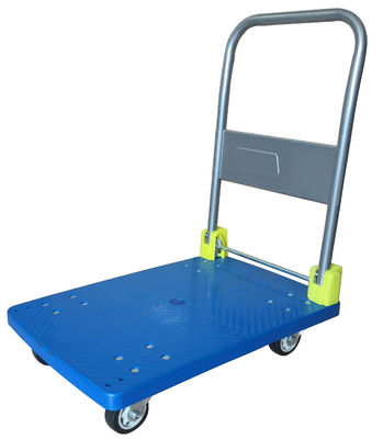 plastikowy wózek platformowy ze składaną rączką 300kg